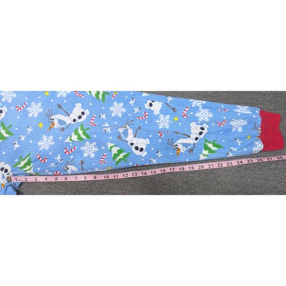 DISNEY Womens Pajama Set - Frozen, Olaf, Soft, Christmas, Elastic Waist, Large - Picture 7 of 7